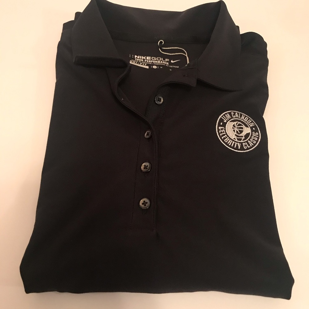 Nike Golf Dri-Fit Black Shirt NWT Size M